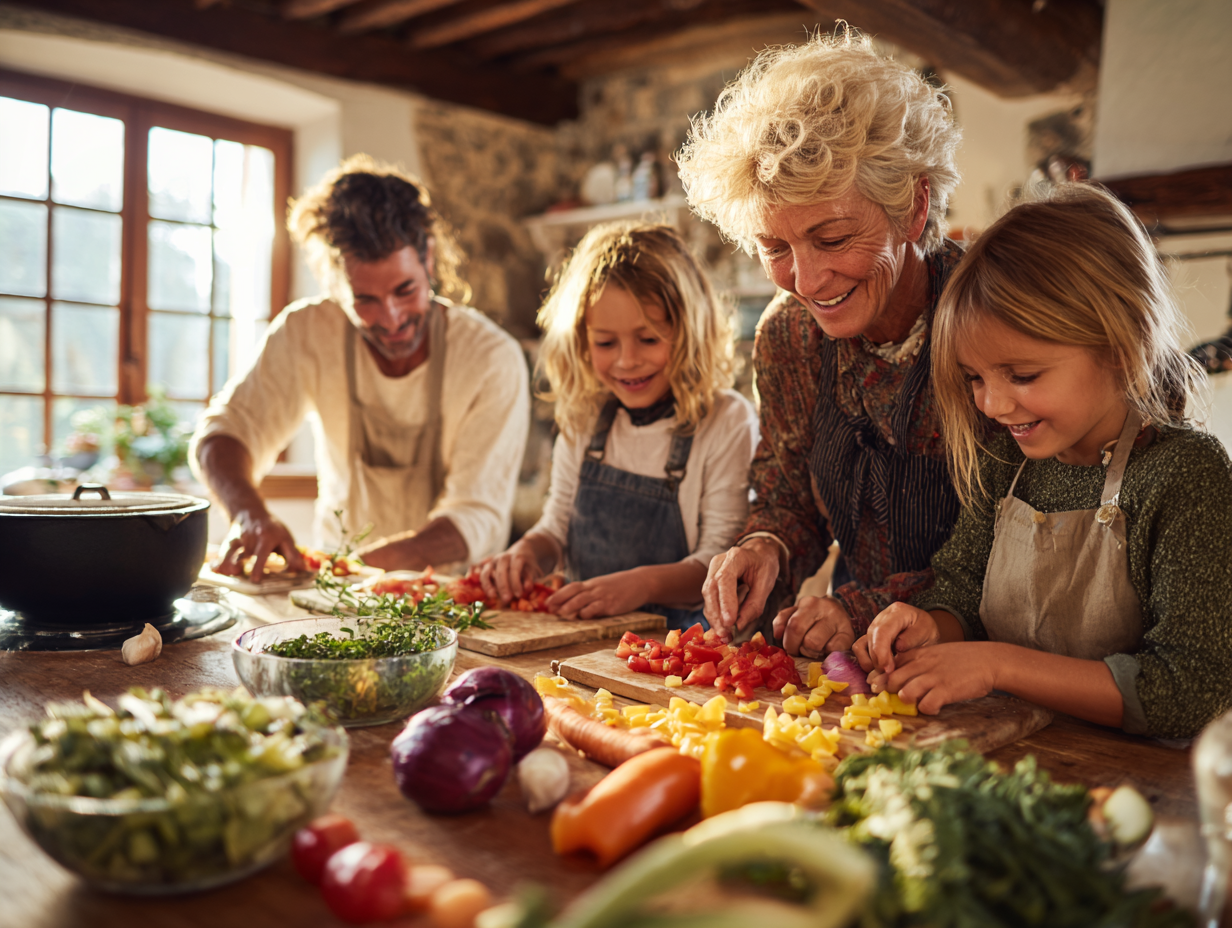 Здорова сім'я готує разом